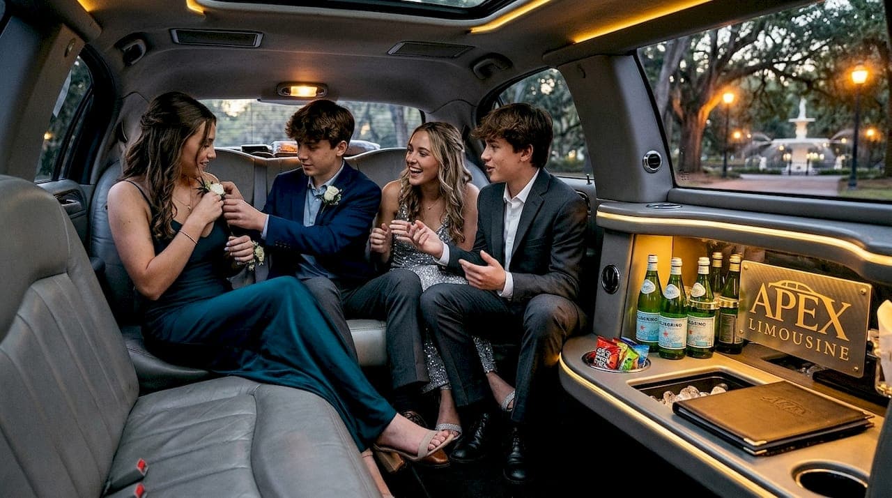 What Does Prom Limo Amenities Include for Teens