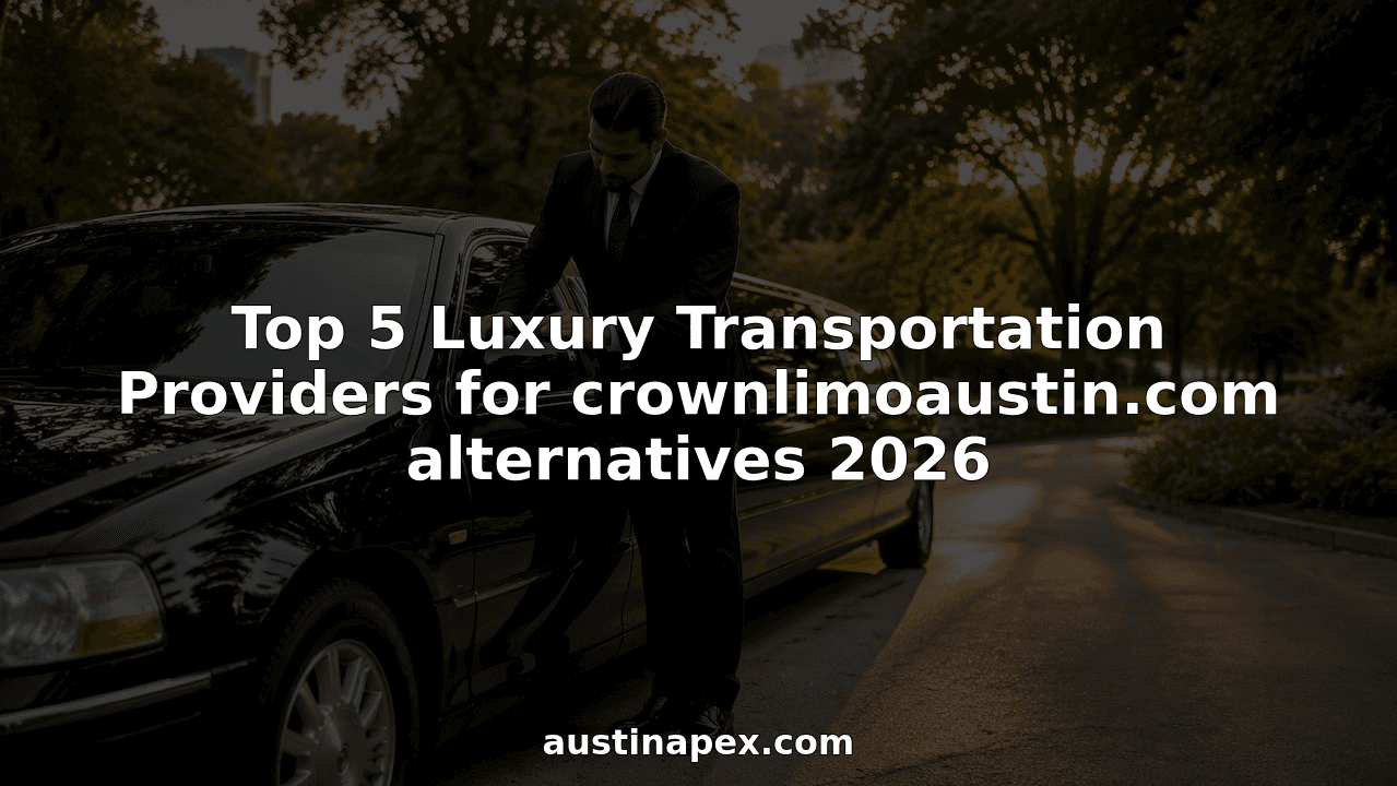 Top 5 Luxury Transportation Providers for crownlimoaustin.com alternatives 2026