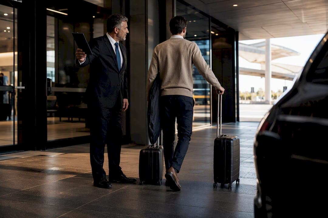 VIPs' Chauffeur Guide: Inside Pickup vs Curbside with Checked Bags